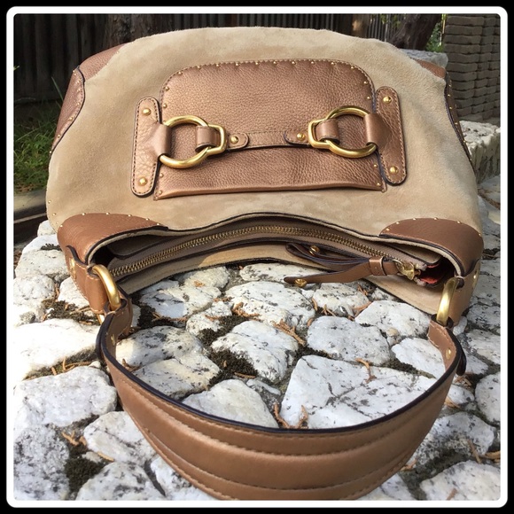 Cole Haan Stephanie suede handbag - Picture 7 of 9